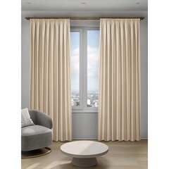 Штора блэкаут бежевая 200х280 см Decofest Омбра (153.749) - фото 1