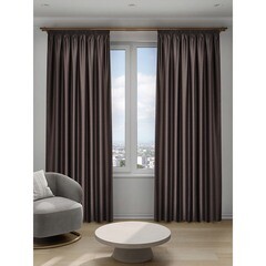 Изображение товара Штора блэкаут коричневая 200х280 см Decofest Омбра (153.745)