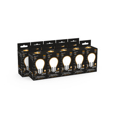 Лампа светодиодная филаментная Gauss Filament E27 3000К 9 Вт 590 Лм 185-265 В шар G45 прозрачная - фото 6