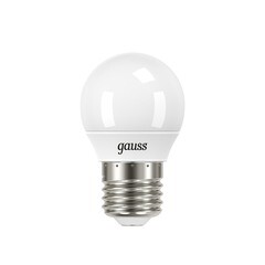 Лампа светодиодная Gauss E27 6500К 9,5 Вт 950 Лм 150-265 В шар G45 матовая