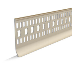 Изображение товара Плинтус ПВХ Идеал 100 мм бежевый 2200 мм под линолеум