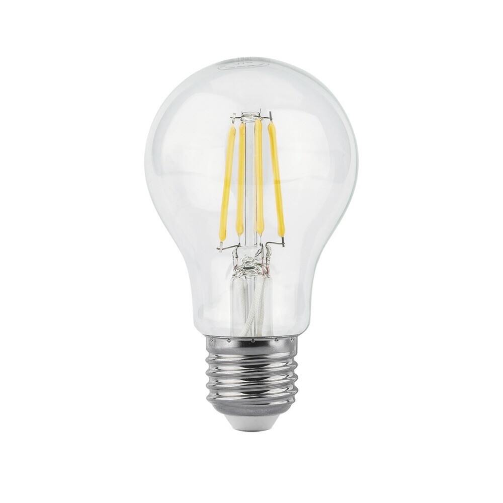 Изображение товара Лампа светодиодная филаментная Gauss Filament E27 2700К 8 Вт 740 Лм 185-265 В груша A60 прозрачная