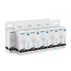 Лампа светодиодная Gauss Elementary E27 6500К 35 Вт 2790 Лм 180-240 В груша A70 матовая - фото 6