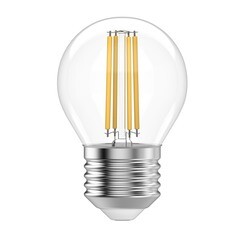 Лампа светодиодная филаментная Gauss Filament E27 2700К 10 Вт 650 Лм 190-240 В шар G45 прозрачная