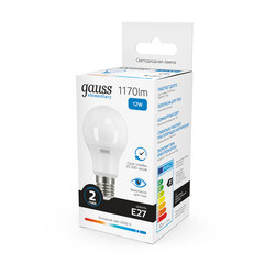 Лампа светодиодная Gauss Elementary E27 6500К 12 Вт 1170 Лм 180-240 В груша A60 матовая - фото 5