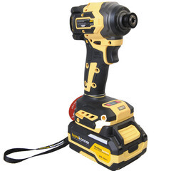 Винтоверт ударный аккумуляторный бесщеточный Hanskonner HCD20280BLC 18 В 4 Ач Li-Ion 1 АКБ и ЗУ - фото 10