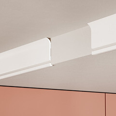 Плинтус экополимер Cosca Decor 60х16х2000 мм белый гибкий (PL002) - фото 4