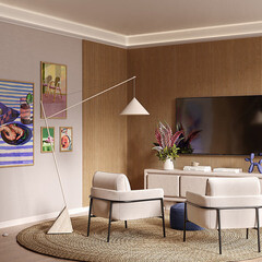 Плинтус экополимер Cosca Decor 80х18х2000 мм белый гибкий (PL003) - фото 2