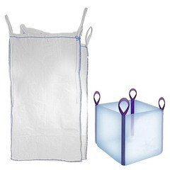 Изображение товара Мешок для мусора Биг-бэг 950х950х1300 мм полипропиленовый 4 стропы (10012716)