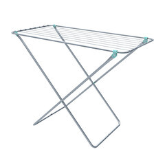 Сушилка для белья напольная Ника 10 м 530х530х830 мм серебро - фото 1