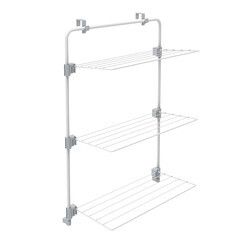 Сушилка для белья навесная Ника 11 м 595х330х910 мм белая - фото 1