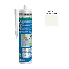 Изображение товара Герметик силиконовый санитарный Мапеи XS1 светло-серый 300 мл