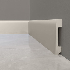 Плинтус экополимер Солид 80х13х2000 мм песочный (8UHD 05/80) - фото 3