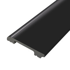 Изображение товара Плинтус экополимер Солид 80х13х2000 мм черный (8UHD 05/80)