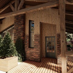 Искусственный камень White Hills Зендлэнд темно-коричневый (16 шт.=0,55 кв.м) - фото 2