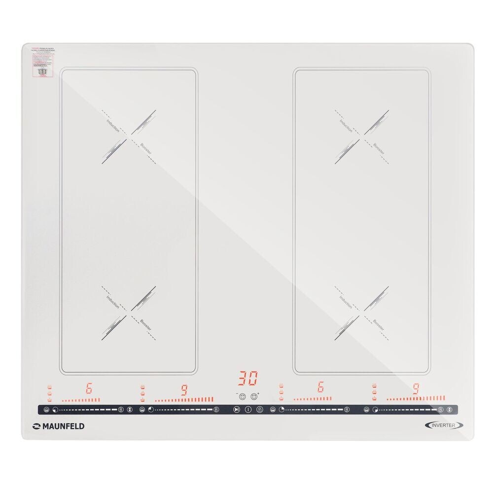 

Варочная панель индукционная Maunfeld CVI594SB2BGA Inverter 4 конфорки бежевая