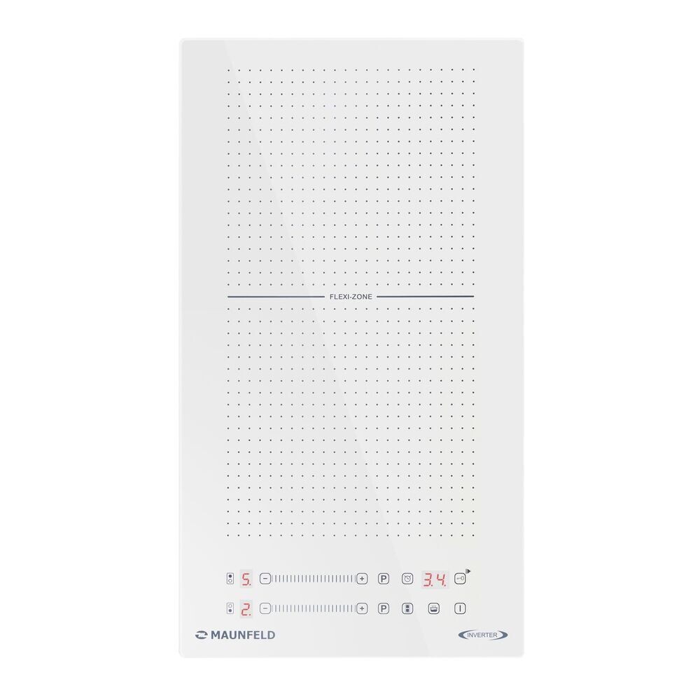 

Варочная панель индукционная Maunfeld CVI292S2FWH Inverter 2 конфорки белая