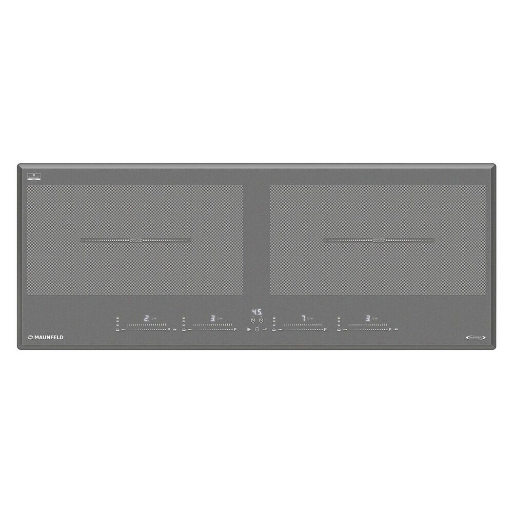 

Варочная панель индукционная Maunfeld CVI904SFLLGR Inverter 4 конфорки серая