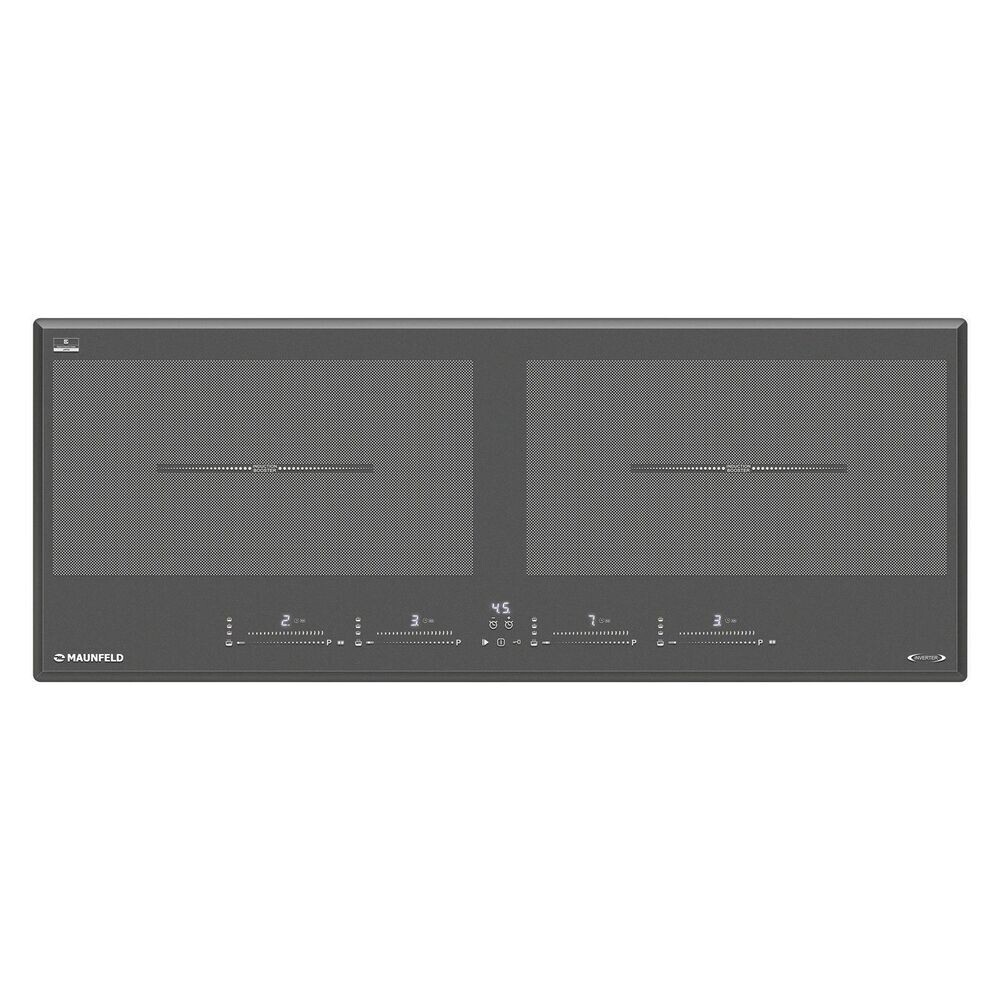 

Варочная панель индукционная Maunfeld CVI904SFLDGR Inverter 4 конфорки графит