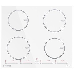 Варочная панель индукционная Maunfeld CVI594SWH Inverter 4 конфорки белая
