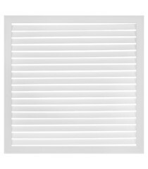 Решетка вентиляционная ПВХ Era ПР 600х600 мм белая - фото 1