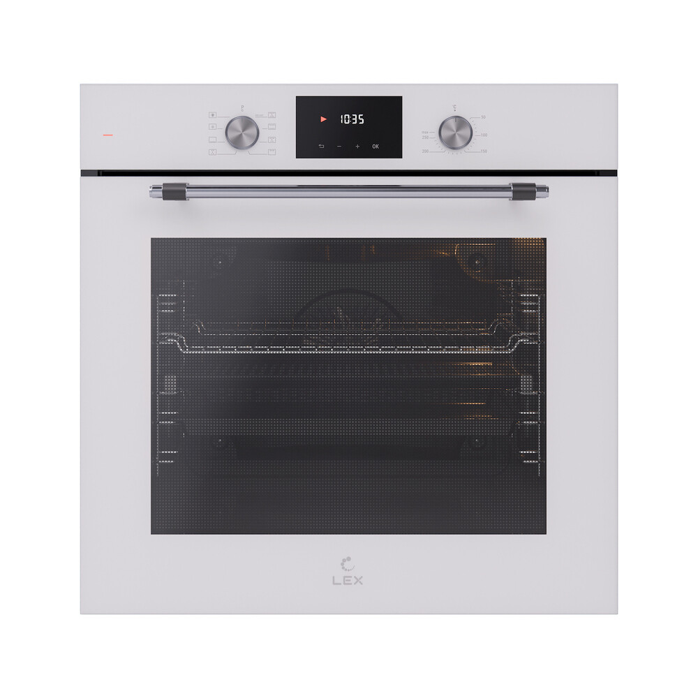 

Духовой шкаф электрический встраиваемый Lex EDP 680 WH MAX 595 мм белый (TRFE100015)