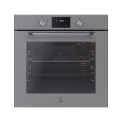 Духовой шкаф электрический встраиваемый Lex EDP 680 GR MAX 595 мм серый