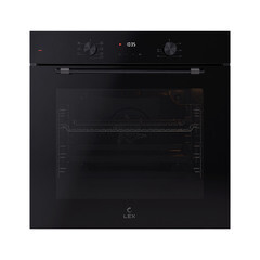 Духовой шкаф электрический встраиваемый Lex EDP 671 BBL MAX 595 мм черный - фото 1