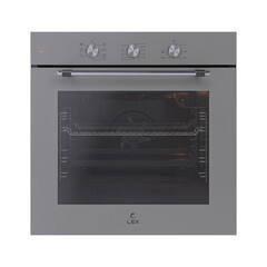 Духовой шкаф электрический встраиваемый Lex EDP 670 GR MAX 595 мм серый - фото 1
