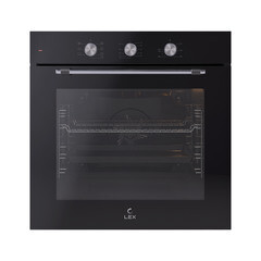 Духовой шкаф электрический встраиваемый Lex EDP 670 BL MAX 595 мм черный