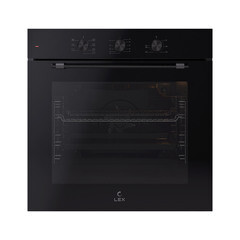 Духовой шкаф электрический встраиваемый Lex EDP 670 BBL MAX 595 мм черный - фото 1