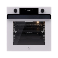 Духовой шкаф электрический встраиваемый Lex EDP 610 WH Wide Series 595 мм белый - фото 1