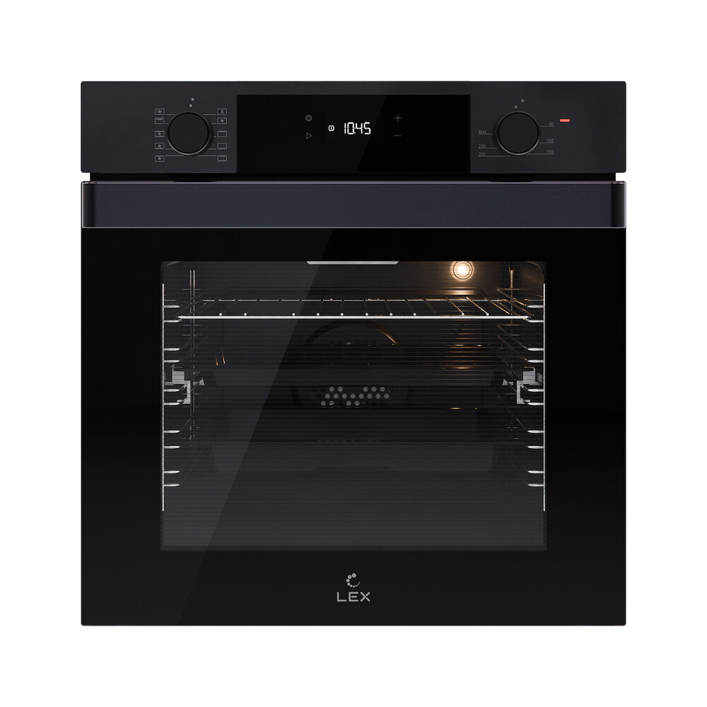 

Духовой шкаф электрический встраиваемый Lex EDP 610 DX Wide Series 595 мм серый (TRFE100023)