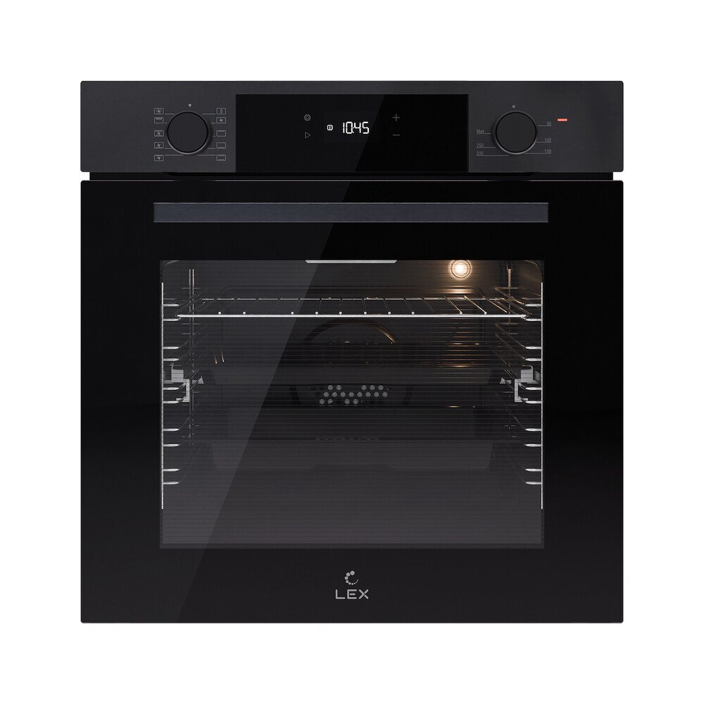 

Духовой шкаф электрический встраиваемый Lex EDP 610 DX 595 мм серый (TRFE100022)