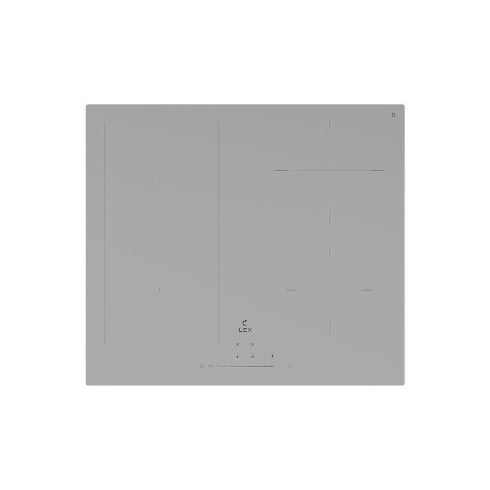 

Варочная панель индукционная Lex EVI 641A GR 4 конфорки серая