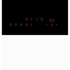 Варочная панель электрическая Lex EVH 4030 BL 3 конфорки черная - фото 3