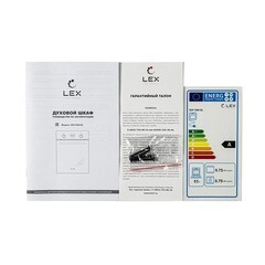 Духовой шкаф электрический встраиваемый Lex EDM 4540 BBL 450 мм черный - фото 4