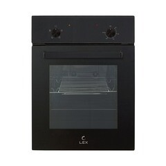 Духовой шкаф электрический встраиваемый Lex EDM 4540 BBL 450 мм черный