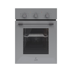 Духовой шкаф электрический встраиваемый Lex EDM 4575 GR 450 мм серый