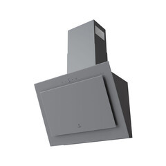 Кухонная вытяжка наклонная Lex Mio GS 600 Grey 60 см серая - фото 4