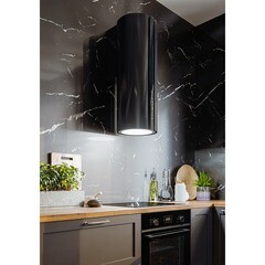 Кухонная вытяжка цилиндрическая Lex Toro 350 Black 35 см черная - фото 3