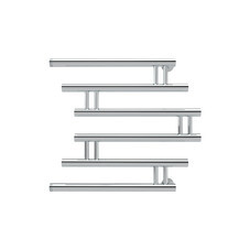 Полотенцесушитель водяной Indigo Zip 500х600 мм фокстрот с боковым подключением 500 мм хром