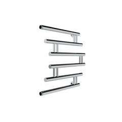 Полотенцесушитель водяной Indigo Zip 600х500 мм фокстрот с боковым подключением 500 мм хром - фото 4