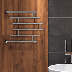 Полотенцесушитель водяной Indigo Zip 600х500 мм фокстрот с боковым подключением 500 мм хром - фото 2