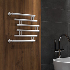 Полотенцесушитель водяной Indigo Zip 500х500 мм фокстрот с боковым подключением 500 мм белый - фото 3