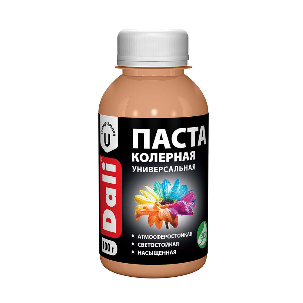 

Колер паста Dali персик 0,1 кг, Оранжевый