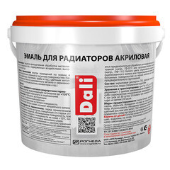 Эмаль для радиаторов Dali белая матовая акриловая 1 кг - фото 2