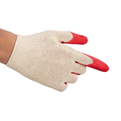 Перчатки х/б с латексным обливом М - фото 3