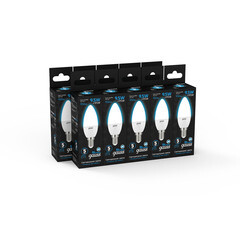 Лампа светодиодная Gauss E14 6500К 9,5 Вт 950 Лм 150-265 В свеча матовая - фото 6