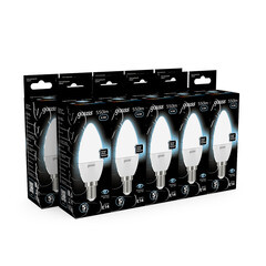 Лампа светодиодная Gauss E14 4100К 6,5 Вт 550 Лм 150-265 В свеча матовая - фото 5